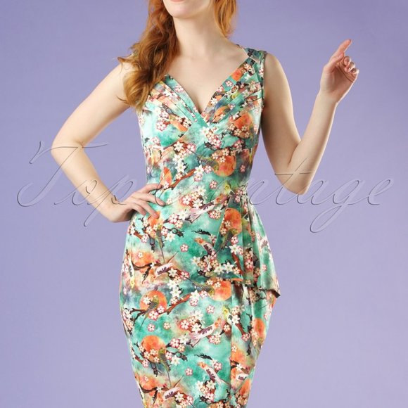 voodoo vixen jessa  wiggle dress - Picture 3 of 7
